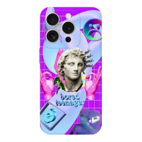 Apple Iphone 16 Pro Max Bored Teenager Transparent Silicone TPU Θήκη