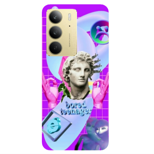 Realme C 75 Bored Teenager Transparent Silicone TPU Θήκη