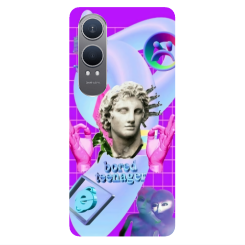 Oneplus Nord Ce 4 lite Bored Teenager Transparent Silicone TPU Θήκη