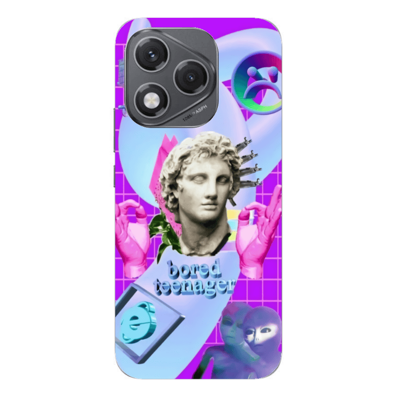 Honor 400 Lite Bored Teenager Transparent Silicone TPU Θήκη