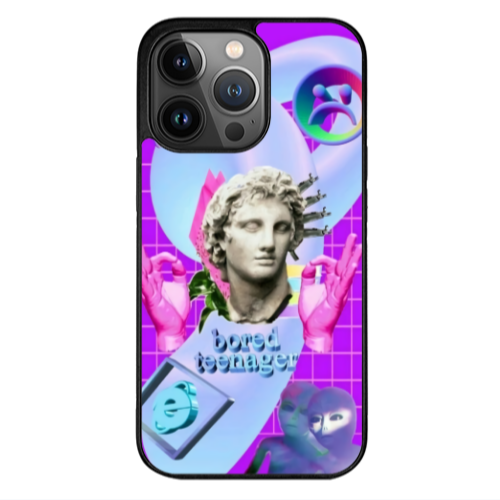 Apple iPhone 13 Pro Max Bored Teenager Black Glossy Θήκη