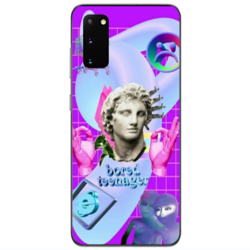 Samsung S20 Bored Teenager Transparent Silicone TPU Θήκη