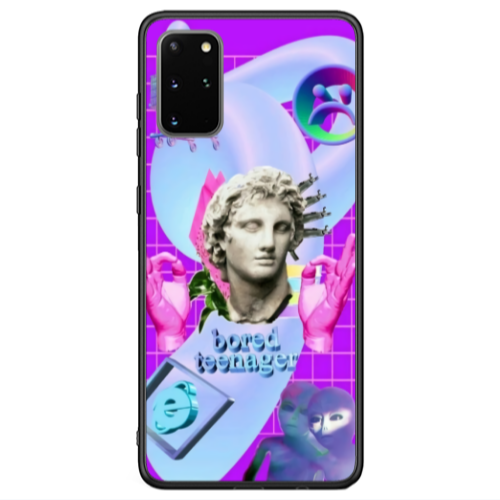 Samsung S20 Bored Teenager Black Glossy Θήκη