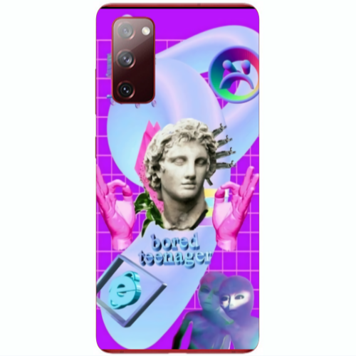 Samsung S20 FE Bored Teenager Transparent Silicone TPU Θήκη