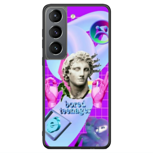 Samsung S21 Ultra Bored Teenager Black Glossy Θήκη