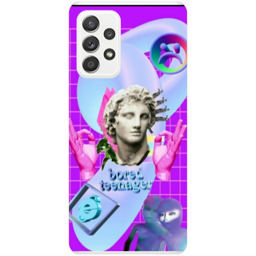 Samsung A53 Bored Teenager Transparent Silicone TPU Θήκη