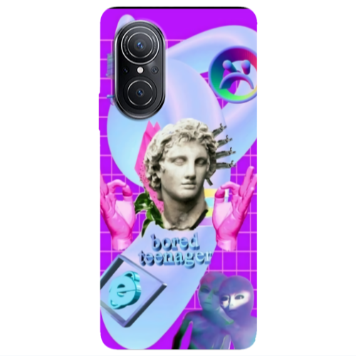 Huawei Nova 9 SE Bored Teenager Transparent Silicone TPU Θήκη