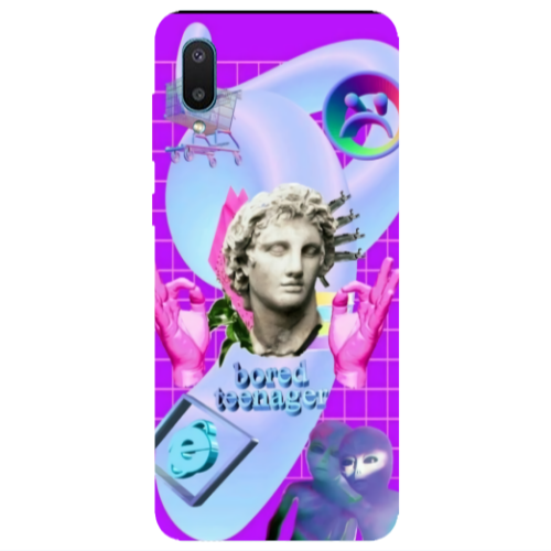 Samsung A02 Bored Teenager Transparent Silicone TPU Θήκη