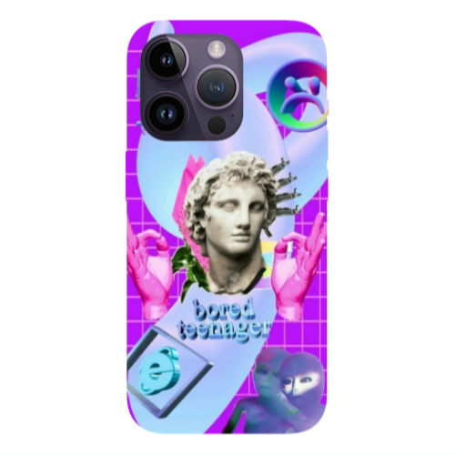 Apple iPhone 14 Pro  Bored Teenager Transparent Silicone TPU Θήκη