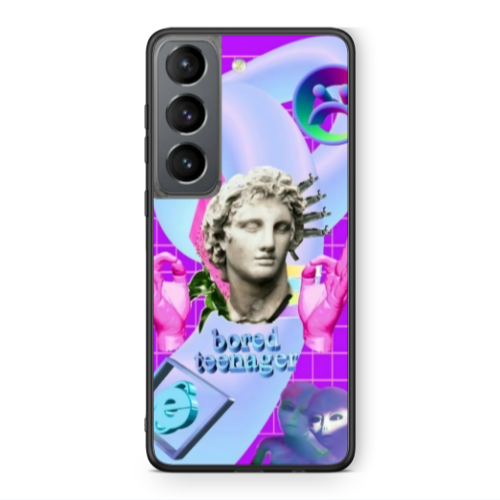 Samsung S21 PLUS Bored Teenager Black Glossy Θήκη