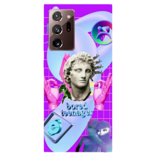 Samsung Note 20 Ultra Bored Teenager Transparent Silicone TPU Θήκη