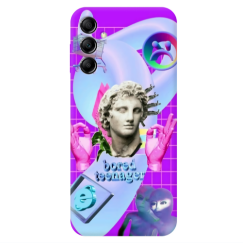 Samsung A24 Bored Teenager Transparent Silicone TPU Θήκη