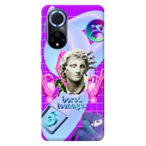 Huawei Nova 9 Bored Teenager Transparent Silicone TPU Θήκη