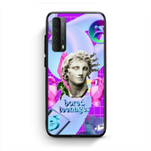 Huawei P Smart 2021 Bored Teenager Black Glossy Θήκη