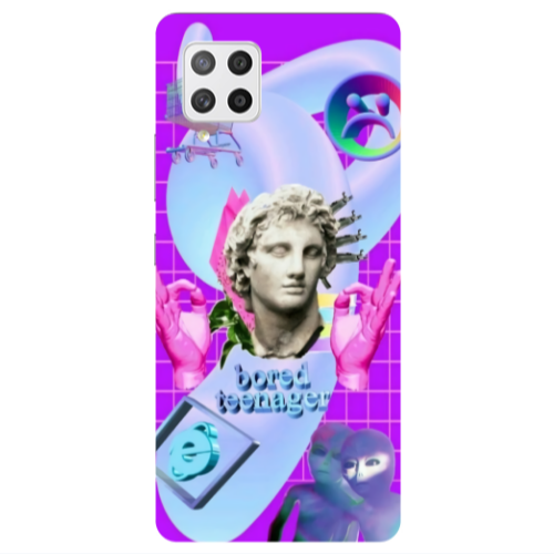 Samsung A42 5G Bored Teenager Transparent Silicone TPU Θήκη