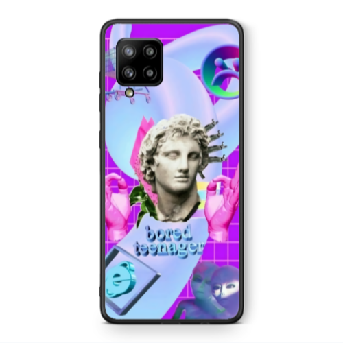 Samsung A42 5G Bored Teenager Black Glossy Θήκη