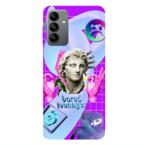 Samsung A13 5G Bored Teenager Transparent Silicone TPU Θήκη