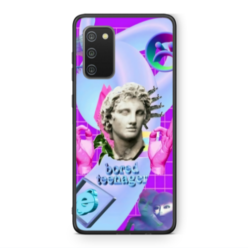 Samsung A02s Bored Teenager Black Glossy Θήκη