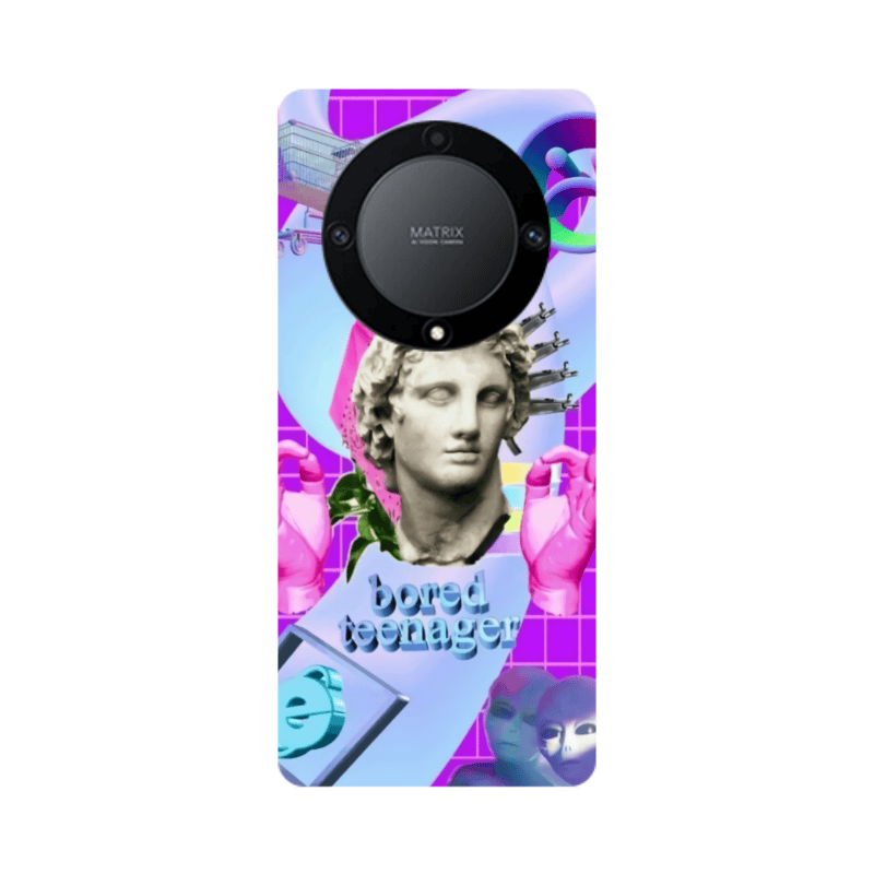 Honor Magic5 Lite 5G Bored Teenager Transparent Silicone TPU Θήκη