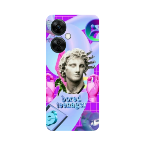 Oneplus Nord CE 3 Lite 5G Bored Teenager Transparent Silicone TPU Θήκη