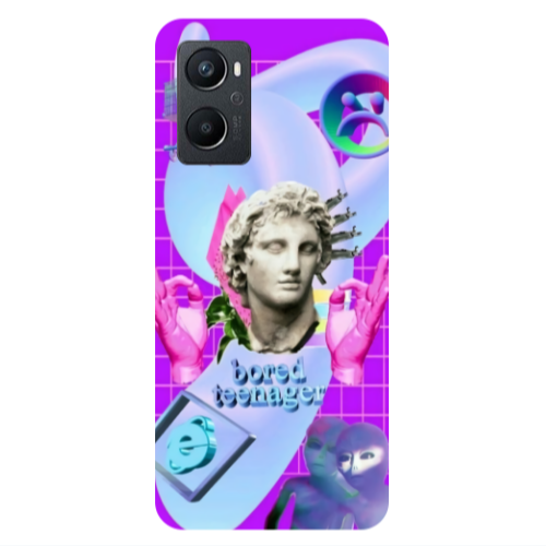 Oppo A 96 Bored Teenager Transparent Silicone TPU Θήκη