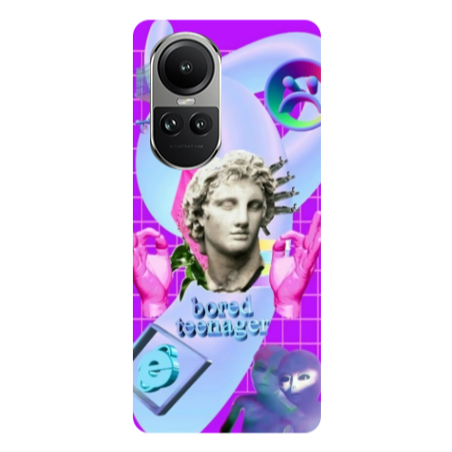 Oppo Reno10 5G Bored Teenager Transparent Silicone TPU Θήκη