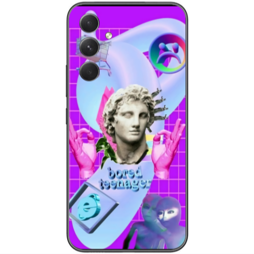 Samsung Galaxy A25 Bored Teenager Transparent Silicone TPU Θήκη