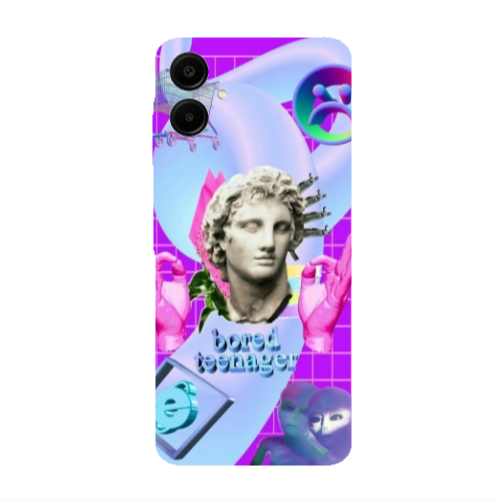 Samsung A06 Bored Teenager Transparent Silicone TPU Θήκη