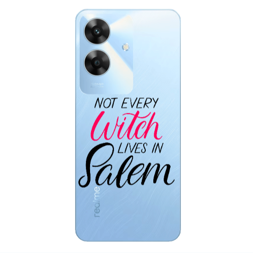 Realme Note 60 Not every witch lives in salem Transparent Silicone TPU Θήκη