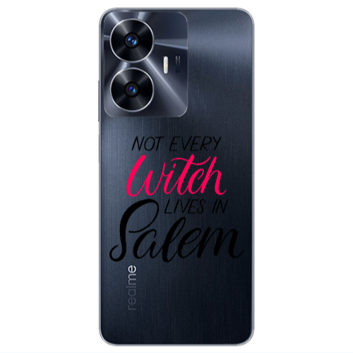 Realme Note 50 Not every witch lives in salem Transparent Silicone TPU Θήκη