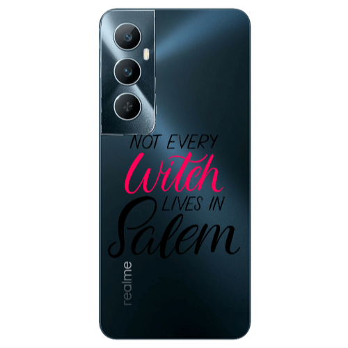 Realme C65 Not every witch lives in salem Transparent Silicone TPU Θήκη