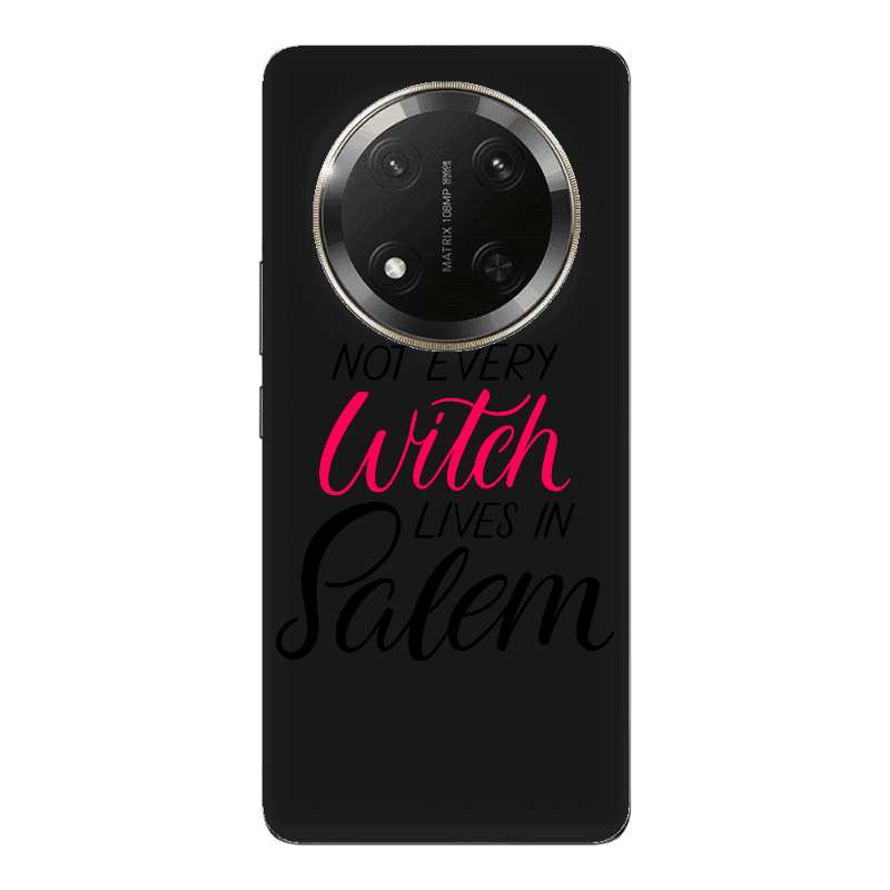 Honor Magic 7 Lite Not every witch lives in salem Black Colored Silicone TPU Θήκη