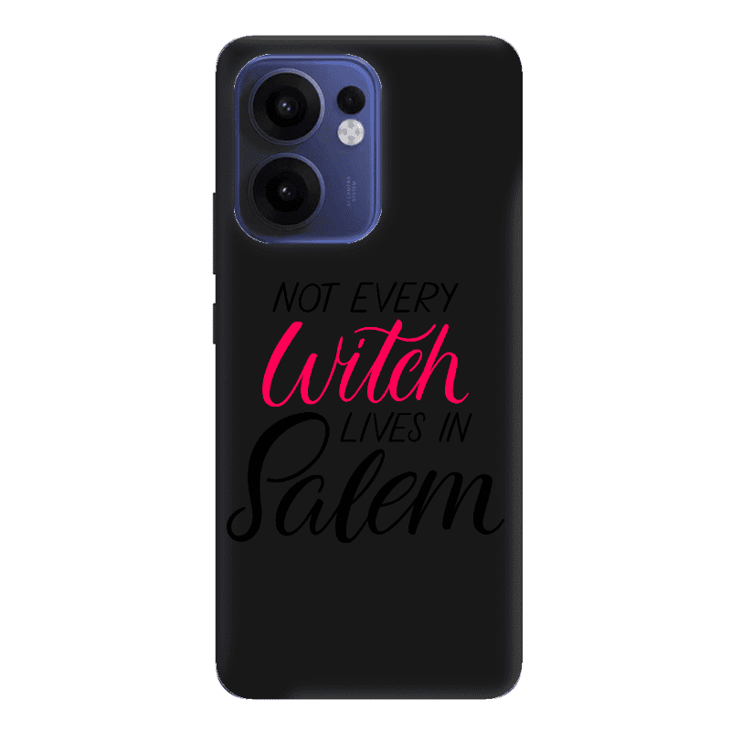 Oppo Reno 13 F Not every witch lives in salem Black Colored Silicone TPU Θήκη