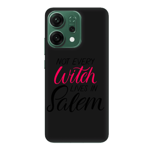 Oppo RENO 14 Not every witch lives in salem Black Colored Silicone TPU Θήκη