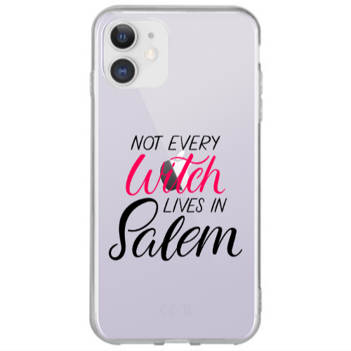 Apple iPhone 12 Not every witch lives in salem Transparent Silicone TPU Θήκη