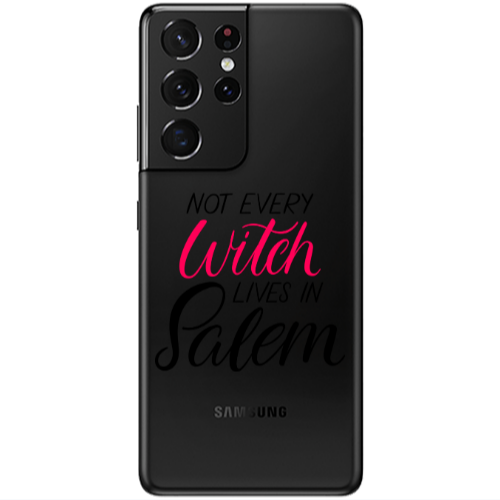 Samsung S21 Ultra Not every witch lives in salem Transparent Silicone TPU Θήκη