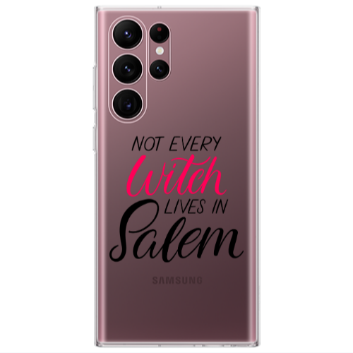 Samsung S22 Ultra Not every witch lives in salem Transparent Silicone TPU Θήκη