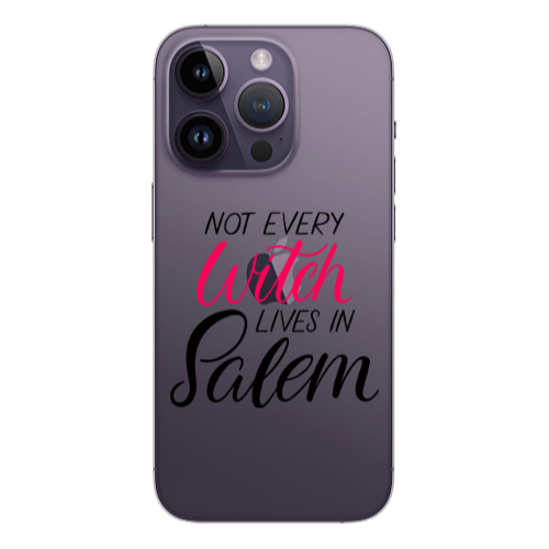 Apple iPhone 14 Pro  Not every witch lives in salem Transparent Silicone TPU Θήκη