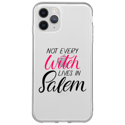 Apple iPhone 13 Pro Not every witch lives in salem Transparent Silicone TPU Θήκη