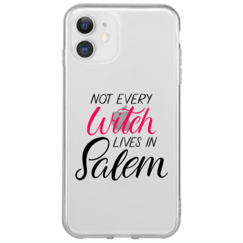 Apple iPhone 12 Mini Not every witch lives in salem Transparent Silicone TPU Θήκη