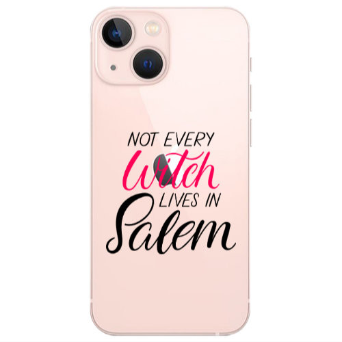 Apple iPhone 13 Mini Not every witch lives in salem Transparent Silicone TPU Θήκη
