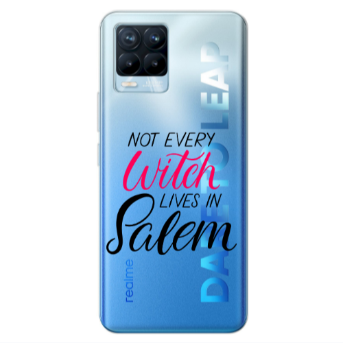 Realme 8 Pro Not every witch lives in salem Transparent Silicone TPU Θήκη