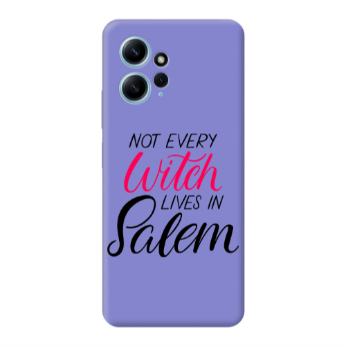 Xiaomi Redmi Note 12 4G Not every witch lives in salem Purple Colored Silicone TPU Θήκη