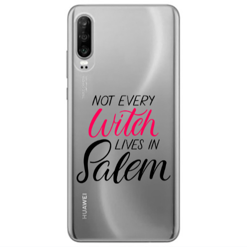 Huawei P30 Not every witch lives in salem Transparent Silicone TPU Θήκη