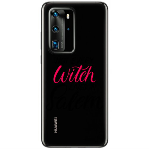 Huawei P40 Pro Not every witch lives in salem Transparent Silicone TPU Θήκη