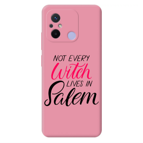 Xiaomi Redmi 12C Not every witch lives in salem Pink Colored Silicone TPU Θήκη