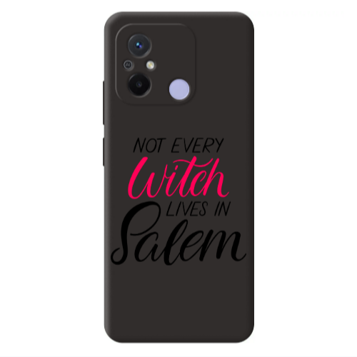 Xiaomi Redmi 12C Not every witch lives in salem Black Colored Silicone TPU Θήκη