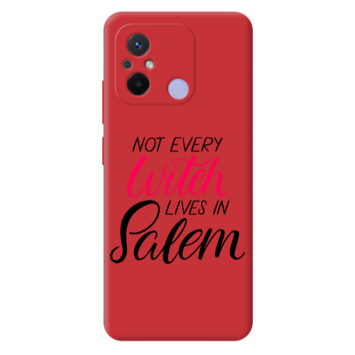 Xiaomi Redmi 12C Not every witch lives in salem Red Colored Silicone TPU Θήκη