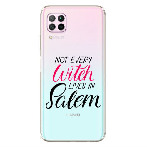 Huawei P40 Lite Not every witch lives in salem Transparent Silicone TPU Θήκη