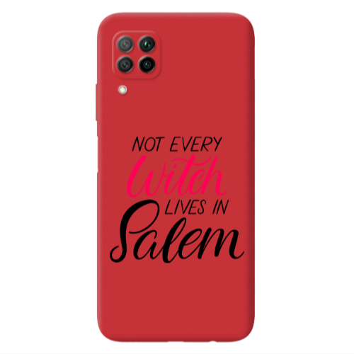 Huawei P40 Lite Not every witch lives in salem Red Colored Silicone TPU Θήκη